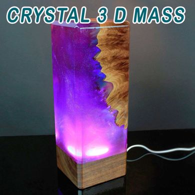 Смола епоксидна Crystal 3D Mass (0,680-4,65 кг). Прозора для об'ємних виробів, меблів. Уп. 680 г