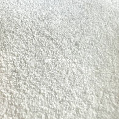 Кварцовий пісок білий, чистий, для декору та творчості "White Sand". Фракція невелика, 0,2-0.4 мм. Уп. 500 г