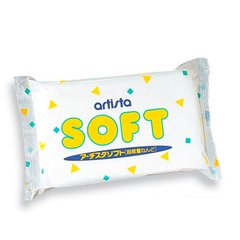 Масса самоотверждающаяся для отпечатков суперлегкая мягкая Артиста Софт (Япония) Artista Soft, 200 г