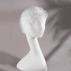 Шапочка полиэтиленовая для защиты волос в индивидуальной упаковке, 10 шт.