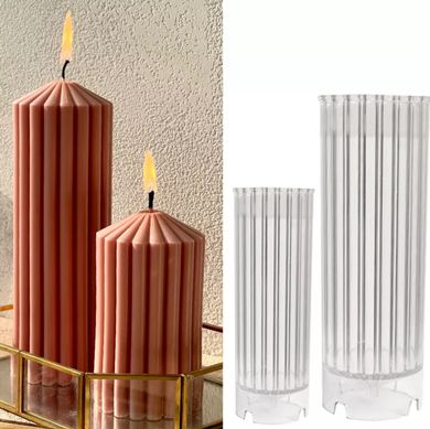 Велика форма для високої свічки, мод, 58, 22 смх8 см, акрил, 1 шт., багаторазова