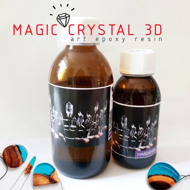 Смола епоксидна Magic Crystal 3D. Уп. 6,4 кг, прозора. Для декору і прикрас