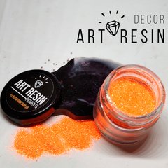 Гліттер декоративні блискітки "Апельсин хамелеон" Art Resin pigments. 25 мл