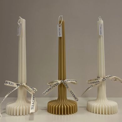 Молд акрил "Art deco" для високої циліндричної свічки, близько 25 см. 1 шт. М. 71.