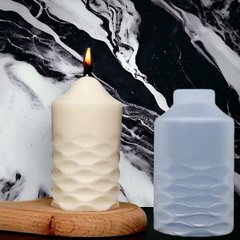 Молд для свечи «Волна», мод.117, 1 шт. Силикон
