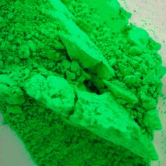 Пігмент флуоресцентний для силікону салатовий, дрібнодисперсний. Уп 7 г