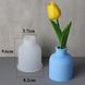 Молд для вази: для акрилового композиту, гіпсу, бетону, смоли.
