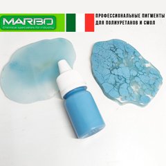 Marbo (Італія) пігмент "Льодовик" 38 концентрат для смол і поліуретанів. Марбо, PASTELLO 15 мл.