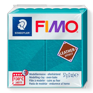 Fimo Leather №369 "Блакитна лагуна", уп. 56 г