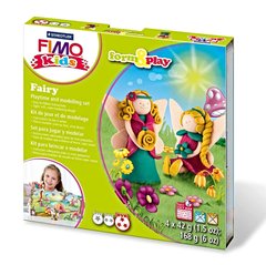 Подарочный набор Фимо Fimo Kids "Fairy" Феечка, 4 шт. Глина, стек, инструкции