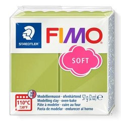 Полімерна глина пластику Фімо Софт Fimo Soft, Фісташковий, Т 50 - 56г