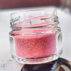 Гліттер "Рожевий зефір" хамелеон 238, дрібний розмір частинок, для декору смоли в техніці ResinArt. Упаковка 25мл