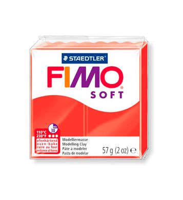 Fimo Soft №24 "Індійський червоний", уп. 56 г