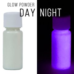 Люминофор бесцветный\фиолетовое свечение. Уп. 10 г. Светящийся в темноте пигмент