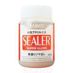 Лак універсальний суперміцний фініш глянець Padico Sealer (Японія)(пробник 10мл), акриловий, на водній основі