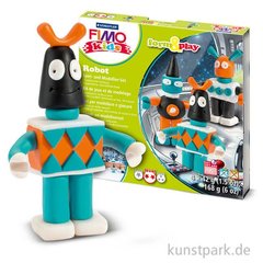 Подарунковий набір Фімо Fimo Kids "Робот", 4 шт. Глина, стек, інструкції