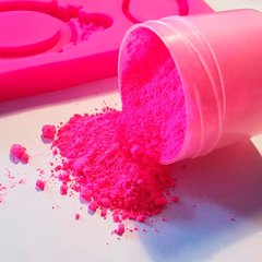 Пігмент флуоресцентний для силікону рожевий, яскравий, дрібнодисперсний. Уп 7 г