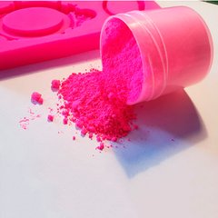 Пигмент флуоресцентный для силикона розовый, яркий, мелкодисперсный. Уп 500 г