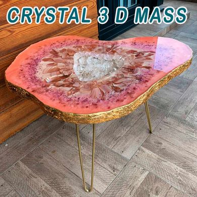 Смола епоксидна Crystal 3D Mass. Уп. 7.75 кг. Прозора для об'ємних виробів