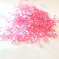 Скляна крихта колір "Ніжний рожевий" 38, фракція 3-8 мм середня. Уп. 150 г