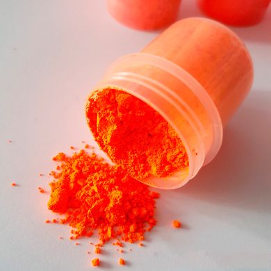 Пігмент флуоресцентний для силікону помаранчевий, дрібнодисперсний. Уп 7 г