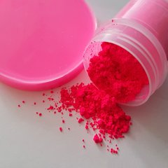Пігмент флуоресцентний для силікону рожевий баблгам, дрібнодисперсний. Уп 7 г