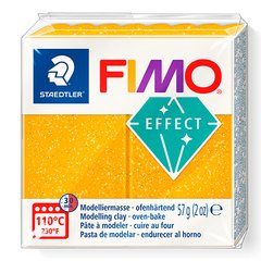 Fimo Effect №112 "Золото с глиттером", уп. 56 г