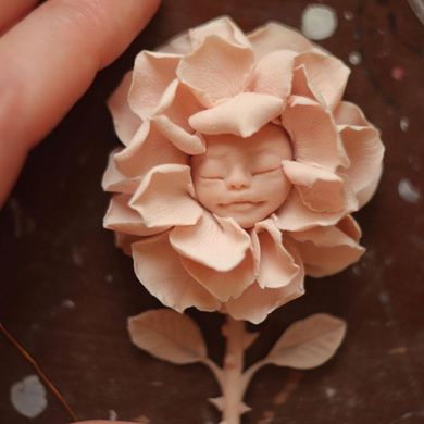 Cosclay Doll еластична полімерна глина. Колір Angelic Rose Lite. Уп. 453 г. Для скульптури, мініатюр, ляльок