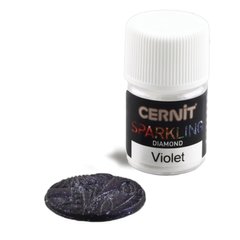 Пудра с сияющим эффектом Sparkling Cernit Цернит дуохром, Бриллиантовый фиолет, Violet 5г