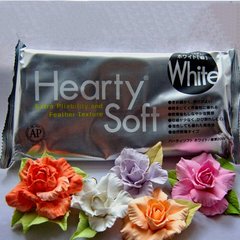 Пластика Padico Hearty Soft (Япония) самозатвердевающая пластика для цветов, декора, очень мягкая, 200 г