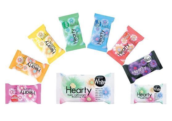 Пластика холодний фарфор Padico Hearty (Японія) самозастигаюча для квітів, декору, біла. 180 г