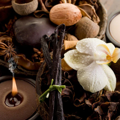 Аромаолія преміум "Димна ваніль", США. Заводська уп. 28 г, "Smoked Vanilla", Flaming candle