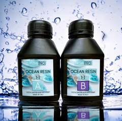 Густа епоксидна смола OCEAN RESIN 1:1 (для техніки Ocean Art та декору) (0.4 &ndash; 0,8 кг). Уп. 0,4 кг