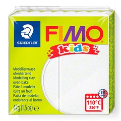 Fimo Kids №052 "Блискучий білий", уп. 42 г