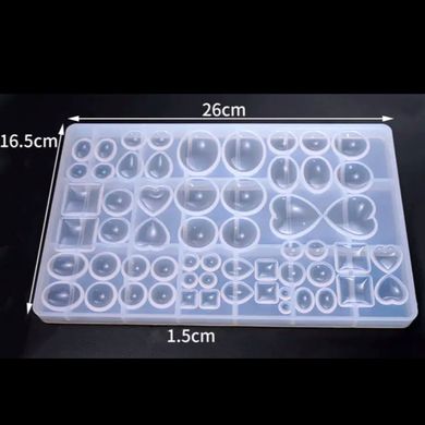 Молд для эпоксидной смолы большой, для заливки множества моделей, 1 шт. Ок. 26 см