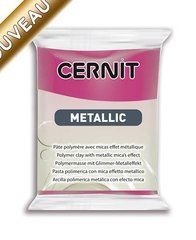 Полимерная глина Цернит Cernit Metallic, №460 Пурпурный, 56г