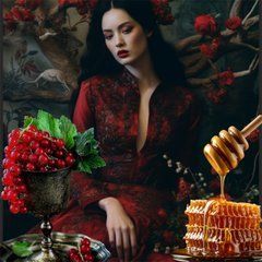 Аромаолія преміум "Дика смородина та мед, чорна ваніль", США, 10-100 г, "Scarlet Noir". Midwest