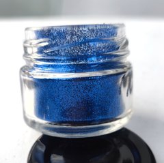 Гліттер "Глибоководний синій" 243, дрібний розмір частинок, для декору смоли в техніці ResinArt. Упаковка 25мл