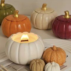Молд &laquo;Pumpkin time&raquo;, гарбуз, для свічника/вазочки, набір з 2 шт.(тара та кришка)