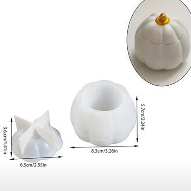 Молды &laquo;Тыква&raquo; для свечи, кашпо м. 5783, для тары +крышки. Для гипса, акрилика