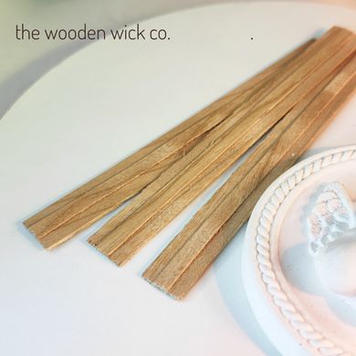 Гніт потріскуючий (США) Wooden Wick фірмовий, подвійний (з бустером). 1 шт. На вибір: 12.7 х 76.2