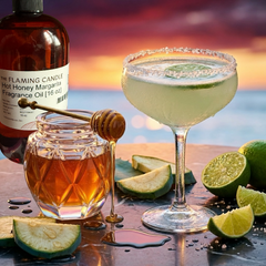 Аромаолія "Гарячий мед, агава та зацукрований лайм", США, "Hot Honey Margarita", Flaming Candle 50 г