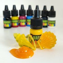 Marbo (Італія) пігмент "Теплий жовтий"&nbsp;концентрат для смол і поліуретанів. Марбо, 15 мл