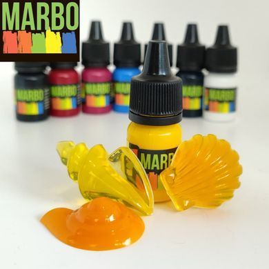 Marbo (Италия) пигмент "Теплый желтый"&nbsp;концентрат для смол и полиуретанов. Марбо, 15 мл
