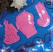 Молд силіконовий "Різдво" для заливки смоли, гіпсу, пластика, шоколаду і тд. Харчовий силікон,1шт. Місяць