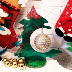 Великий молд для декору "Christmas tree" Різдвяна ялинка з підставкою